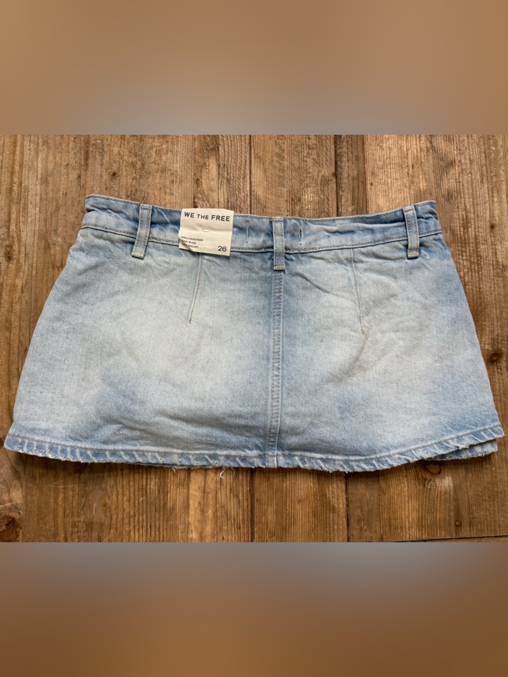 FREE PEOPLE WE THE FREE Gallivanting Peekaboo Women’s Skort Size 26 NWT $78 - Picture 10 of 13